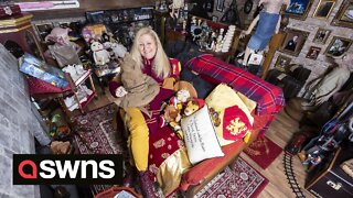 Harry Potter “addict” converts her attic into an incredible Hogwarts themed common room