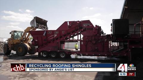 Angie's List: recycling roofing shingles