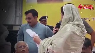 सरपंच नैना झोरड़ ने CM के पांव में फेंका दुपट्टा Naina Jhorar को हिरासत में लिया वीडियो देख सब हैरान