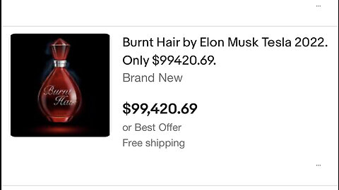 Elon Musk… Burnt Hair!?