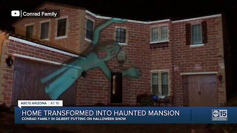 Home transformed into haunted mansion