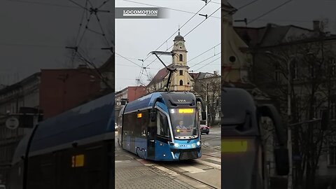 Wrocław Trams - Polish streetcars #shorts #trams #railway #railfans #train