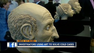 Art exhibit aimed at solving cold cases