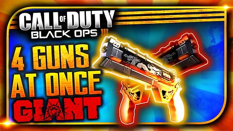 Black Ops 3 Zombies - "4 GUNS AT ONCE!" FREE Annihilator Gun - The Giant Flytrap Easteregg! (BO3)