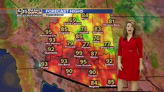 Blowing dust and flash flooding expected Friday night