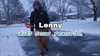 ❄️ Lenny does snow removal. ❄️ Quick and Satisfying Snow Shoveling • Lenny's Carhartt Yukon Extremes