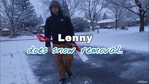 ❄️ Lenny does snow removal. ❄️ Quick and Satisfying Snow Shoveling • Lenny's Carhartt Yukon Extremes