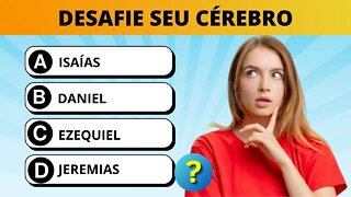 10 PERGUNTAS BÍBLICAS NÍVEL FÁCIL - QUIZ BÍBLICO #1