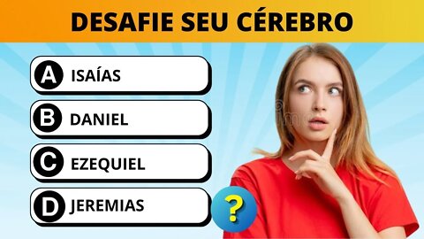 10 PERGUNTAS BÍBLICAS NÍVEL FÁCIL - QUIZ BÍBLICO #1