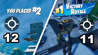 12 Elimination Fortnite Chapter 2 "Fail", then an 11 Elimination win!