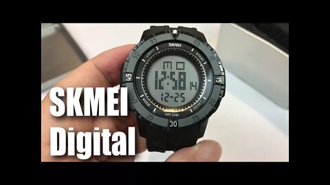 Hiwatch Skmei Black Waterproof Digital Sports Watch review and giveaway