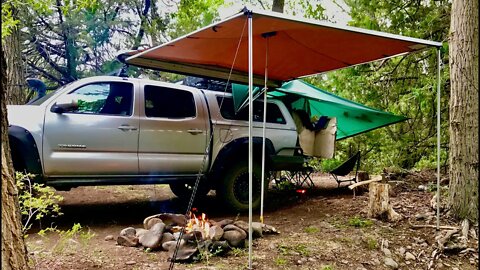 Living in My Tacoma: Mellow Days w/ My Dog Camping by a River