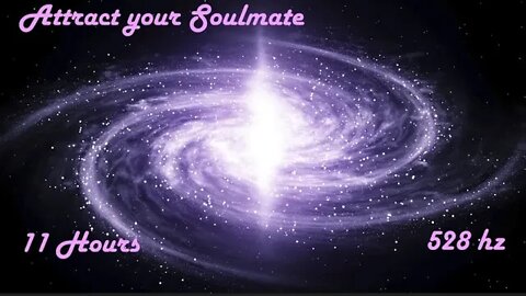 ATTRACT YOUR SOULMATE | 11 hour 528 Hz miracle tone | Black Screen