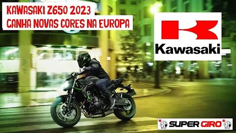 Kawasaki Z650 2023 vem com novas cores na Europa #CANALSUPERGIRO