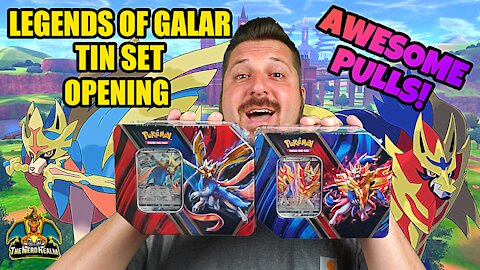 Legends of Galar Tin Set | Pokemon Cards Opening