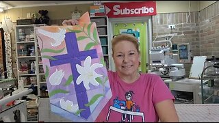 Beginner Machine Embroidery Sew Along - Easter Lily & Cross from Sweet Pea Designs Pt-2