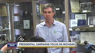 Presidential campaigns focus on Michigan