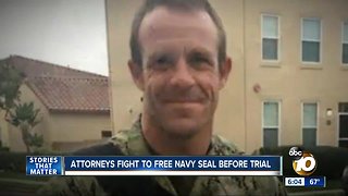 Attorneys trying to free Navy SEAL before trial