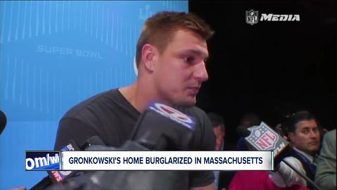 Rob Gronkowski's Foxborough home burglarized
