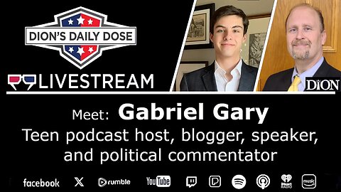 Meet Gabriel Gary: Teen Podcast Host, Blogger, Speaker, and Political Commentator (He's 15!)