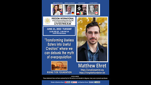 # 256 - Matthew Ehret - “Transforming Useless Eaters into Useful Creators”