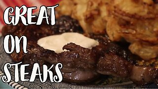 How to Make the Absolutly BEST Homemade Horseradish Sauce for Rib Roast and Onion Patties