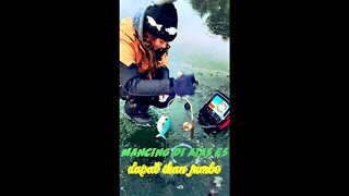 mancing di atas es dapet ikan jumbo @mancingcantik01