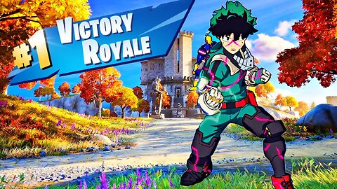 FIRST VICTORY Roayle in Fortnite *Zero Build* Chapter 4 With MHA Deku