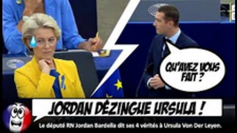 Jordan Bardella DÉZINGUE Ursula Von Der Leyen au parlement européen !