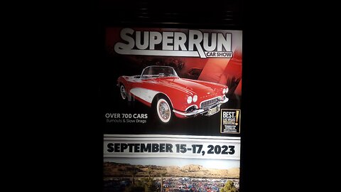 SuperRun Car Show at Casablanca Casino in Mesquite, NV 9-15 to 9-17-2023.