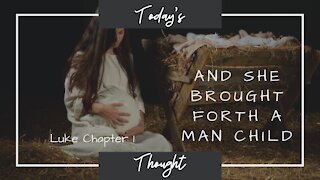 Today's Thought: Luke Chapter 1 - Mary, Elizabeth and Zacharias- God's prophecy fulfilled.