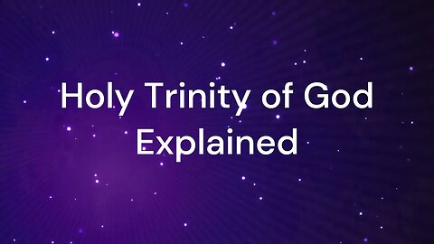 Holy Spirit of God Explained more