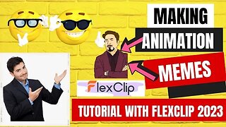 Make Animation Meme Tutorial with Flexclip 2023 #affiliatemarketing #flexclip #tutorials #memes