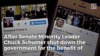 Trump Eviscerates Schumer in Post-Shutdown Tweet