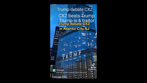 CXZ Vs Trump debate in Atlantic City NJ