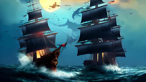 what a fantasy pirate listens to while en route⛵to locate treasure island🏝️part 23...