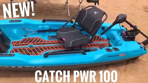 PELICAN CATCH PWR 100 - trolling motor or gas outboard kayak!
