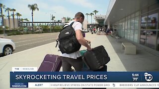 Travelers hit with sticker shock as prices skyrocket