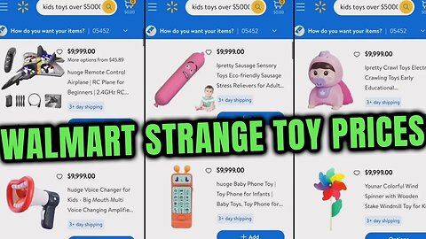 🌐Walmart has Strange Prices for TOYS🪆