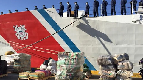 Coast Guard offloads more than 19,600 pounds of cocaine, marijuana in Alameda, Calif.