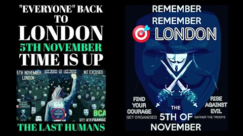 5th November 2021 London Houses of Parliament 'Million Masks' Freedom Protest