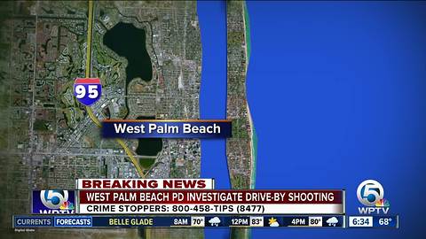 Drive-by shooting in West Palm Beach injures man