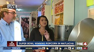 Noelani makes Super Bowl predicting popcorn