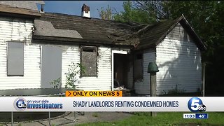 Cleveland tenants exploited by landlords renting condemned homes