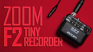 ZOOM F2 Body Pack Lavalier Audio Recorder