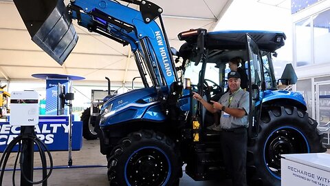75 Horsepower ELECTRIC Tractors from CASE & NEW HOLLAND! Farm Progress Show 2023