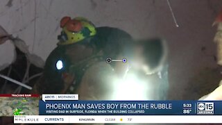 Phoenix man helps rescue child trapped in Florida condo collapse