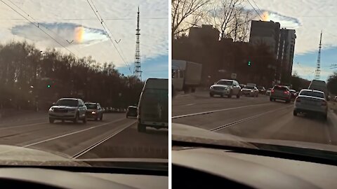 Incredible meteorological phenomenon captured on camera in Russia