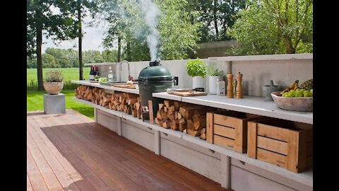 Outdoor Home Kitchen - DIY Woodworking