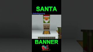 Minecraft: Santa Banner